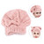 24 x 26cm Coral Fleece Quick Fast Dry Hair Wrap Hat Thickening Hair Drying Hat Pink