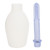 310ML Vaginal Douche Prevent Backflow Anal Douche Ball Type Silicone Enema Cleaner