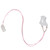 Hearing Device Clip Prevent Losing Transparent Clamp Pink Cord Portable Hearing Device Straps Large Double Ear