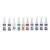 10 Colors Combination Tattoo Ink Set Liner Shader Tattoo Pattern Making Body Art Tattoo Pigment Set 50ml