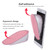 2.5cm Silicone Gel Adhesive Insoles Height Increase Foot Orthotic Arch Support Heel Pads Pink