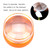 Professional Silicone Nail Art Stamper with Lid Scraper Manicure Nail Printing Tool Set(Orange)