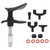 Chiropractic Adjustment Tool 4 Massage Heads Spine Therapy Adjust Corrector Manual Tool With Aluminum Case Silver