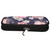 Portable Insulin Cold Storage Bag Medicines Refrigerated Cool Bag for Patient CareBlack Bottom Red Flower