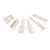 6pcs Men Hair Styling Comb Set Double Sided Wide Rounded Teeth Hair Grooming Combs for Salon Home