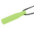 5 Colors Silicone Baby Teether Necklace Teething Chew Toys Infants Dental CareGreen