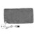 Electric Heating Pad Home Adjustable Neck Shoulder Soreness Relief Heated Pad Silver Gray 29.9 X 15.7 Inch EU Plug 220‑240V