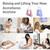 2Pcs Nose Shaper Clip Nose Lifter Nose Beauty Up Lifting Tool Soft Silicone Rhinoplasty Nose Bridge Straightener Corrector Slimming Device