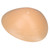 Bra Pad Inserts Soft Silicone Triangular Shaped Concave Bottom Prosthetic Breast for Post Mastectomy 250g 75C 80B 85A