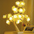 Desktop Rose Bonsai Tree Lamp 24 LED Tree Lamp Battery Powered Decorative Light for Living Room Bedroom