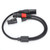 JORIND 5Pin XLR Male to Dual 3Pin XLR Female Cable 1.6 Feet YSplitter Audio Cable