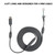 USB 4Pin Gamepad Cable Replacement Wire Breakaway Adapter For Xbox 360 (Grey)
