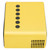 Portable Mini Projector Home Theater Mobile Phone Projector for Screen Projection 100‑240VYellow US Plug