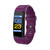 Smart Bracelet Heart Rate Blood Pressure Monitoring Sports Tracking Touch Control Fitness Watch for Adults Students Purple