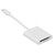 For IOS to Storage/Memory Card Reader 2 in 1 Dual Slot Camera Card Reader Adapter