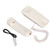 Wired Wall Phone Multifunctional Calendar LCD Display Caller ID Landline with Buttons for Home Office White