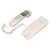 Wired Wall Phone Multifunctional Calendar LCD Display Caller ID Landline with Buttons for Home Office White