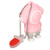 Cartoon USB Flash Drive Cartoon Style USB2.0 Interface Plug and Play High Speed Memory Thumb Stick for Photo Video Files Pink 32G