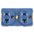 DP‑1G Audiophile Pure Copper Duplex Socket 20A 125V Copper 24k Gold Plated Audio Socket