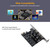 Four Ports USB 3.0 Super Fast 5Gbps PCI-E Expansion Card PCI Express Adapter Converter Card 6A Power Supply Module For Desktop PC