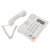 C199 Fixed Telephone Home Wired Landline Business Office Corded Phone Desk Large DisplayWhite