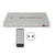 4x4 HD Multimedia Interface Switcher 4 in 4 Out Aluminium Alloy 4K HD Multimedia Interface Splicer with EDID and IR EU Plug