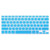 Keyboard Cover for MacBook Font Matching Waterproof Dustproof Silicone Keyboard ProtectorLake Blue US Version 11 Inch Air (A1465)