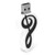 Cartoon U Disk White Note Appearance High Speed Bulk Storage Flash Drive Memory Device64GB