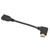HighDefinition Multimedia Interface Adapter Cable 15cm Female to Male Left Head Connecting Wire