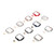 10PCS Watch Screen Protector Case Hard PC Housing Tempered Glass Screen Protector for IWatch 8 7 45mm