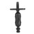 Fish Finder Mount Base Universal 360° Rotation Ball Mount Fish Finder Bracket Hex Base Electronic Fish Finder Holder for Garmin