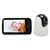 5 Inch Infant Monitor 720P HD Night Vision Temperature Monitoring Two Way Talking Lullaby 2x Zoom 1000ft Range for Home EU Plug