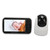 5 Inch Infant Monitor 720P HD Night Vision Temperature Monitoring Two Way Talking Lullaby 2x Zoom 1000ft Range for Home EU Plug