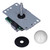 Arcade Joystick Classic 5 Pin 8 Ways Arcade Joystick Replacement Parts for Xbox 360 for PS2 for PS3White