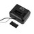 Compact Digital Dual LED display Alarm Clock With FM Radio Sleep Timer Black