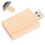 Wooden U Disk Portable USB Flash Drive Memory Stick Computer Parts with Box CM100181G