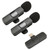 Wireless Lavalier Microphone 1 for 2 Lavalier Lapel Mic Supports Recording While Charging for Live Stream Interview