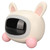 Kids Wake Clock Cartoon Kids Sleep Training Clock with Night Light Sound Machine for Children Bedroom Decor Rabbit