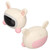 Kids Wake Clock Cartoon Kids Sleep Training Clock with Night Light Sound Machine for Children Bedroom Decor Rabbit