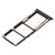 Replacement Sim Card Tray Memory Card Slot Holder with Eject Pin Brush for Xiaomi Redmi Note 9 Grey
