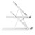Laptop Holder Foldable Portable Adjustable Height Laptop Stand With Storage Bag for Home Office Laptop TabletWhite