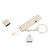 Whistle Flash Drive SOS Outdoor Waterproof USB3.0 120dB Sound Multifunction Zinc Alloy U Disk with Key Chain for Computer16GB Silver