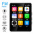 MP3 MP4 Player with Speaker 2.4 Inch Full Touch Screen BT with Built in Speaker and TF Card Expansion Supports for E-book Reading and High Clear Video Playback USB MP3 Player