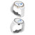1.32in Smart Watch Plastic Electronic Components 256KB ROM 192KB RAM IPS Screen with Ceramic Watchband Gold Shell