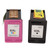 2pcs Ink Cartridges 62XL Colored Black Print Cartridges Replacement for HP for OfficeJet 200 258 5540 5542 5640 7640 Printer