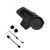 BT Motorcycle Helmet Intercom Water Proof Moto Intercom Headset Replacement for Outdoor Black