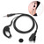 Ear Hook Earphone Earpiece Waterproof Two Way Radio Headset for ICOM IC M33/M25/M34