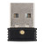 Mouse Jiggler Keep Screen Active Plug and Play USB Power Strong ABS Mouse Mover for Computer Meeting Gaming Black