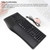 Ergonomic Split Keyboard with Palm Rest Quiet USB 2.0 Wired Keyboard for Laptop with 110 Keys 1.5m Cable Type Comfortably
