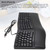 Ergonomic Split Keyboard with Palm Rest Quiet USB 2.0 Wired Keyboard for Laptop with 110 Keys 1.5m Cable Type Comfortably
